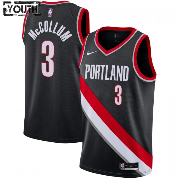 Portland Trail Blazers Trikot C.J. McCollum 3 2020-2021 Nike Icon Edition Swingman - Kinder